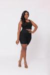 BLACK PATENT PARTY 2PC SET