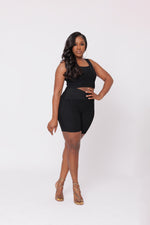 BLACK PATENT PARTY 2PC SET